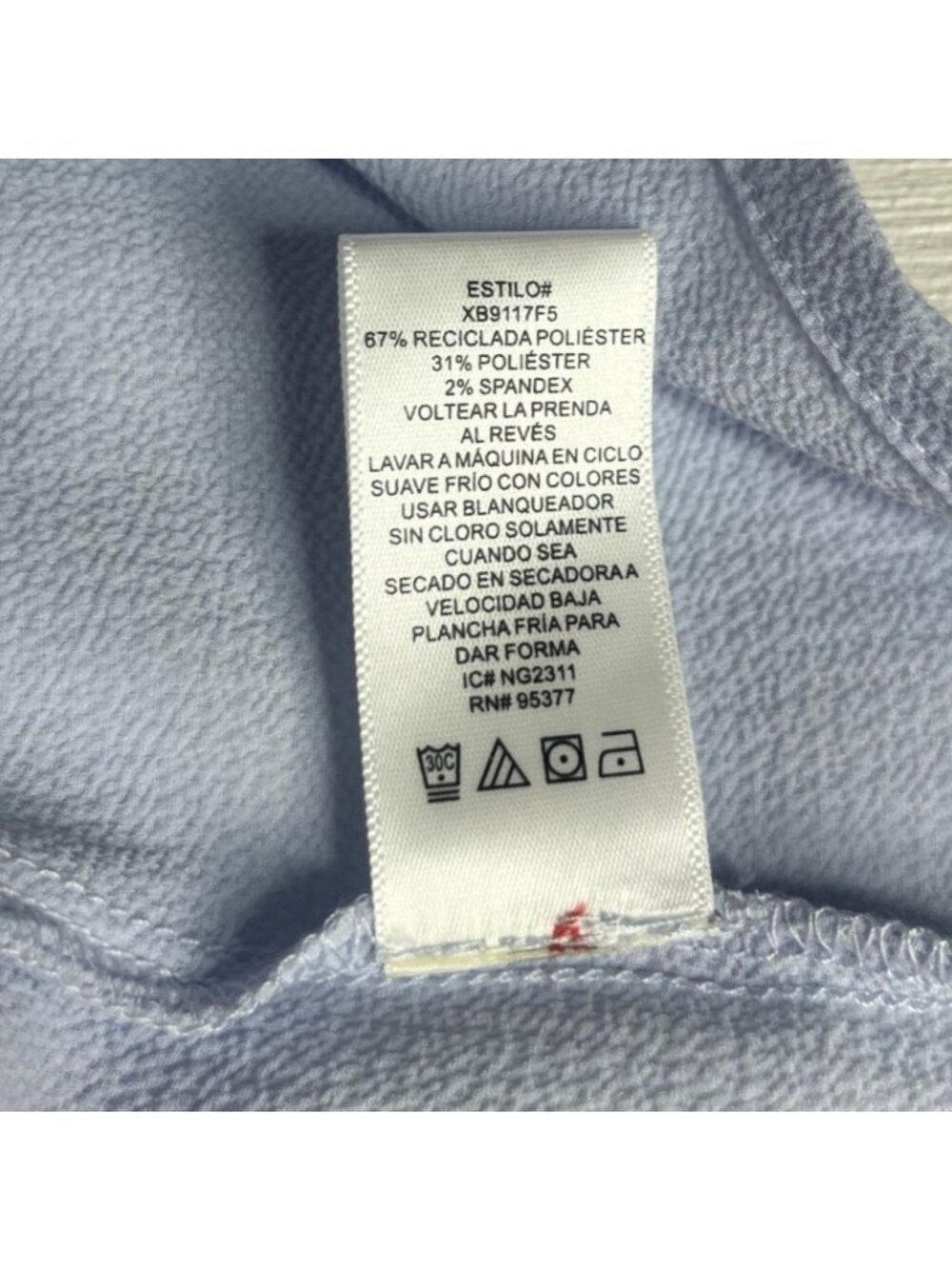 Social Standard By Sanctuary Tallie Peasant Top Large Blue New Smocked Neck Tie‎ - Picture 8 of 10